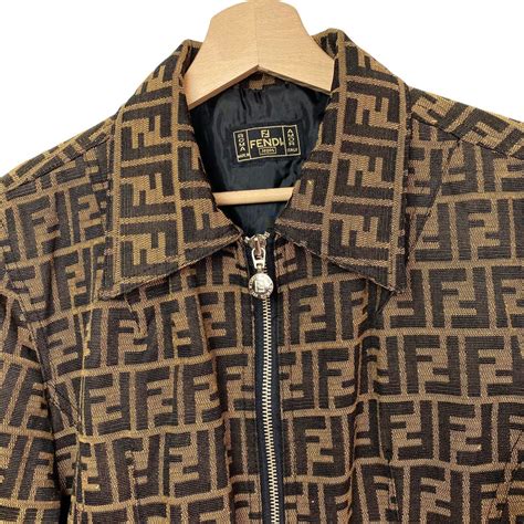 fendi black jacket mens ff|men's Fendi clothes etsy.